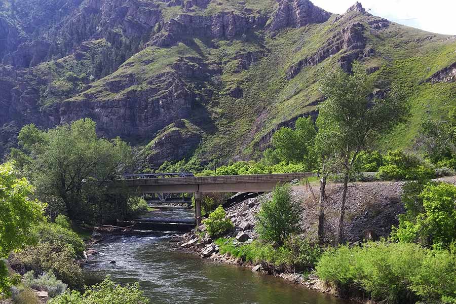 Overpass over the Weber River